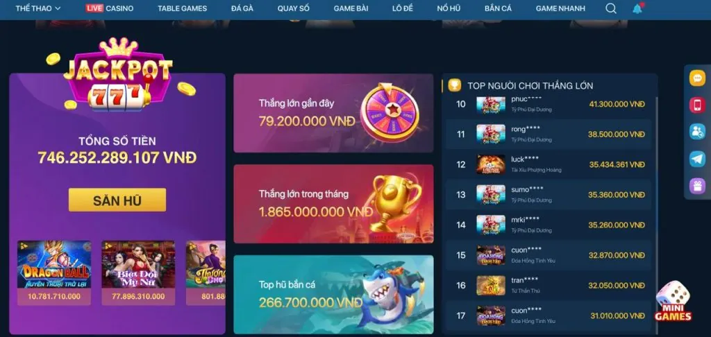 Game Nổ Hũ Hoa Quả Kinh Điển Thabet77